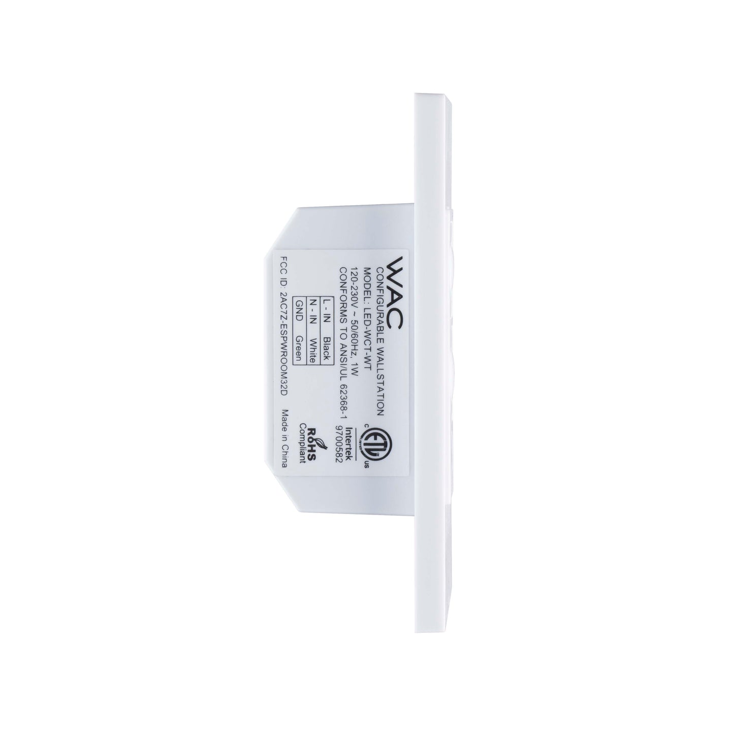 WallStation 120-230VAC, Wi-Fi comm.