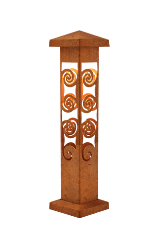 4×4 Spiral Design – Bollard Light