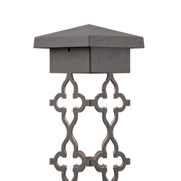 6×6 Crosses Design Bollard Light