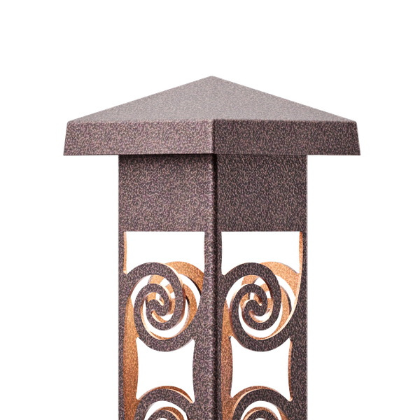 4×4 Spiral Design – Bollard Light