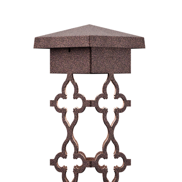 6×6 Crosses Design Bollard Light