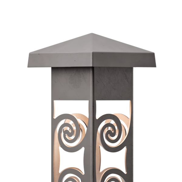 4×4 Spiral Design – Bollard Light