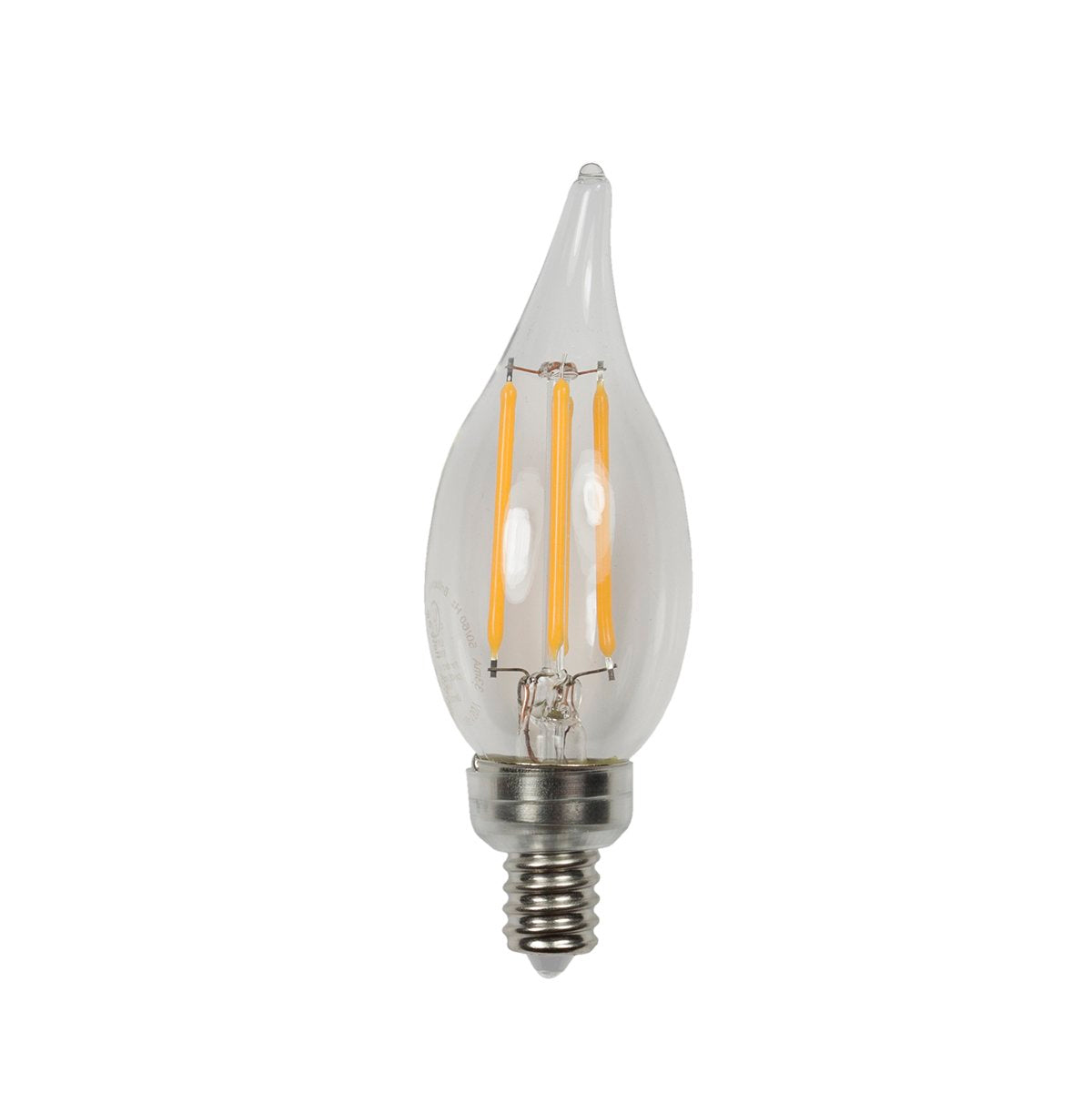 Candelabra Edge Filament 120Vac