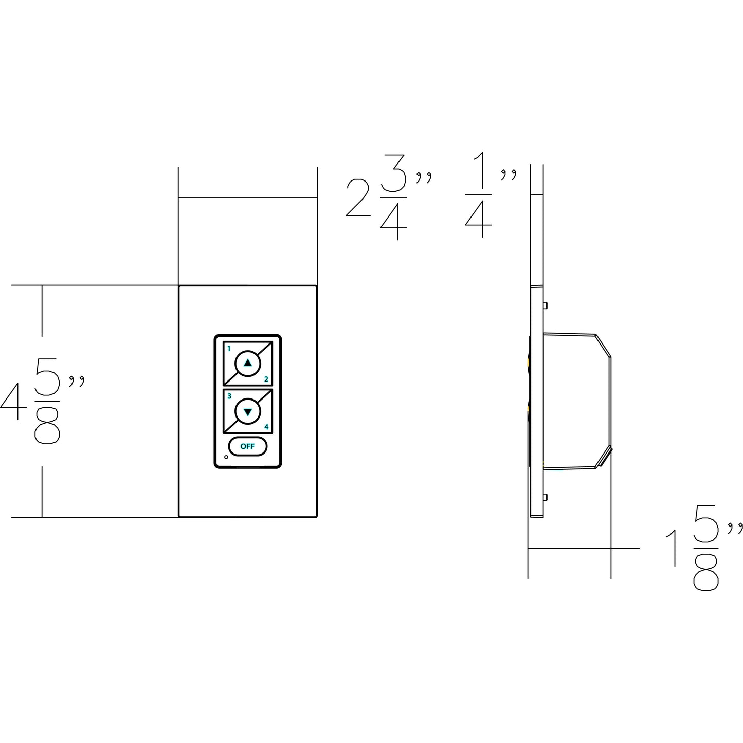 WallStation 120-230VAC, Wi-Fi comm.