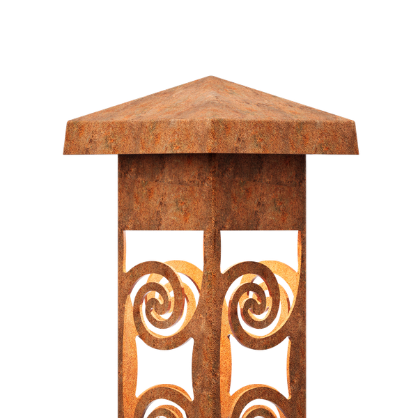 4×4 Spiral Design – Bollard Light