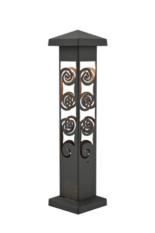 4×4 Spiral Design – Bollard Light