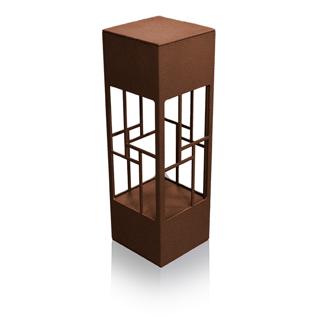 CENTER SQUARE POST-TOP