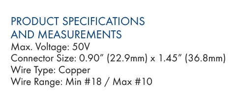 DryConn Dry-Crimp Filled Connectors