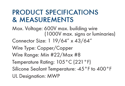 DryConn Outdoor/Irrigation Black/Gray Connectors