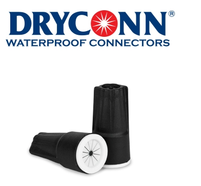 DryConn Outdoor/Irrigation Black/White Connectors