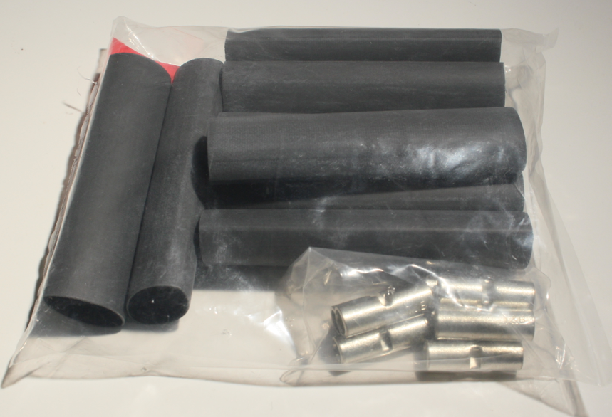 Lighting Shrink Large Red Connectors 8 Pack